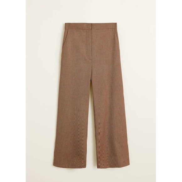 Mango Straight Checked Plaid Pants - Picture 6 of 11